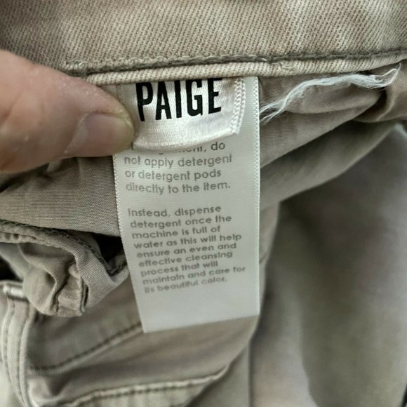PAIGE Mens Light Brown Jeans  Size: 34 Straight Denim - Picture 3 of 10